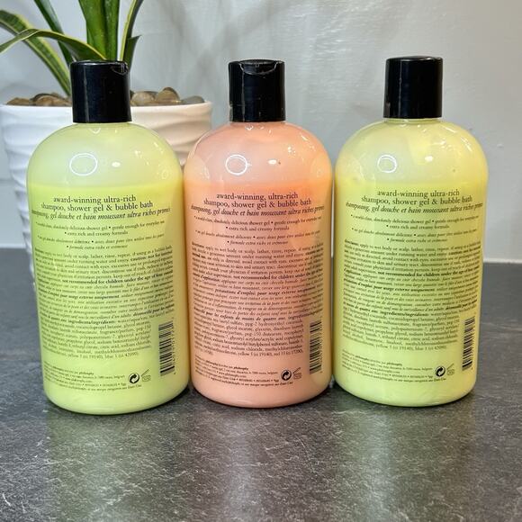 Philosophy Senorita Margarita & Melon Daiquiri Shampoo Shower Gel & Bath 16 Oz - Picture 5 of 8